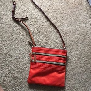 Orange Dooney and Bourke Crossbody